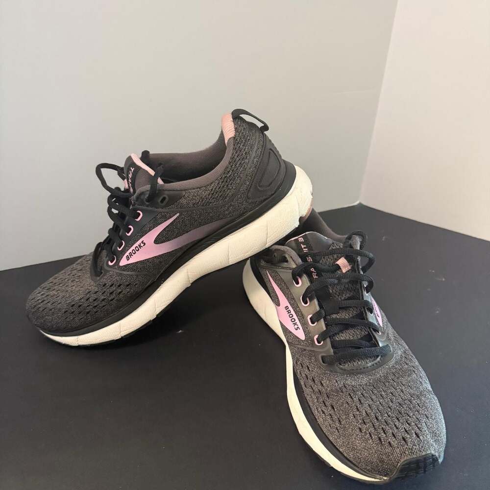 Brooks Transmit 3 Women's Running Shoes Size 8.5 Grey Pink - Picture 6 of 10